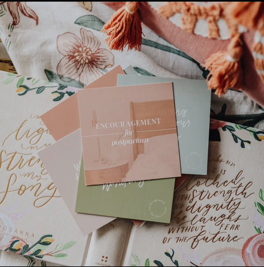 Encouragement for Postpartum cards