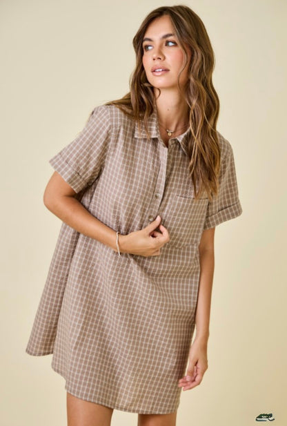 Mocha Shift Dress