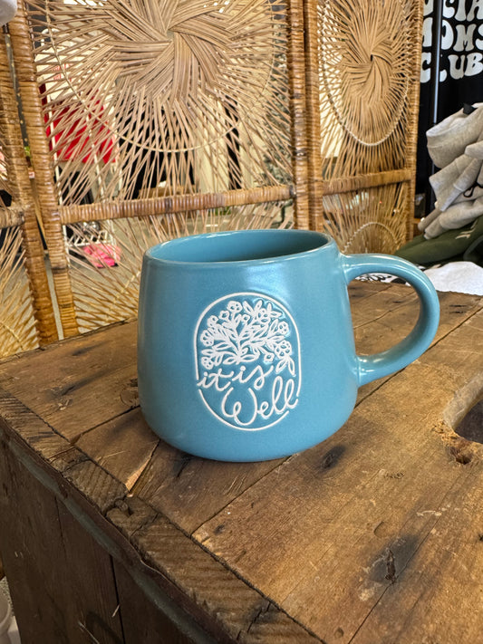It Is Well mug