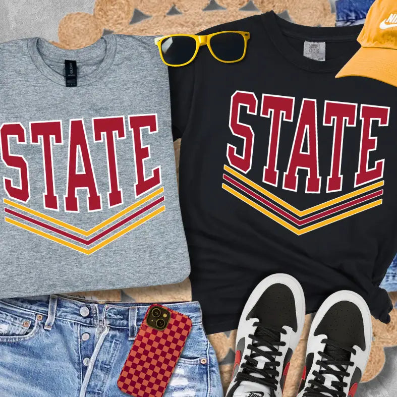 Adult State Tee
