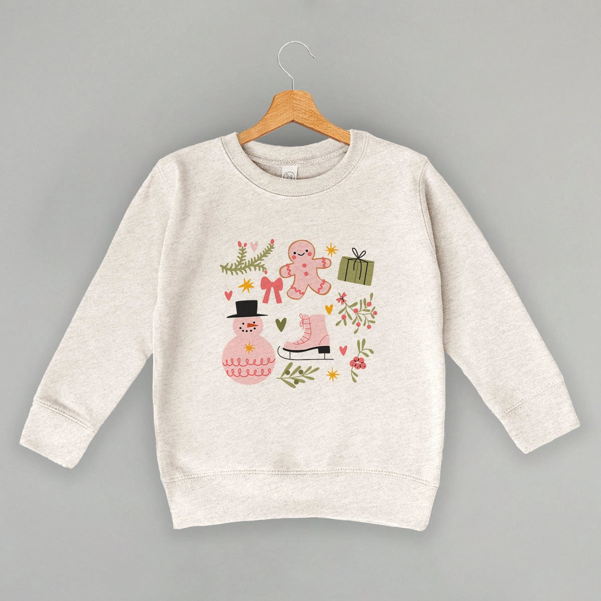 Pink Christmas Doodles